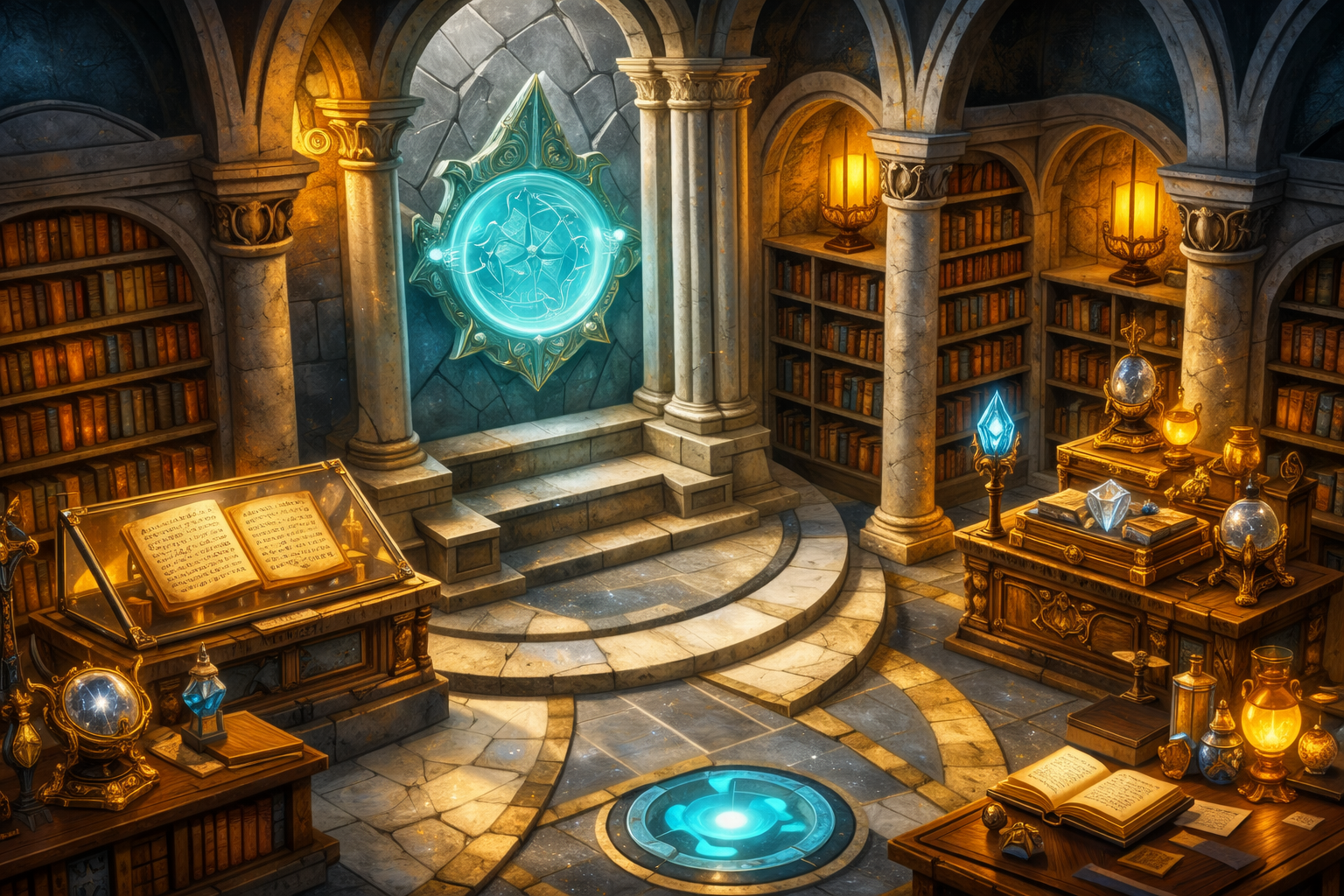 Interior of the Astryx Arcanum Vault