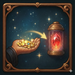 Red crystal market