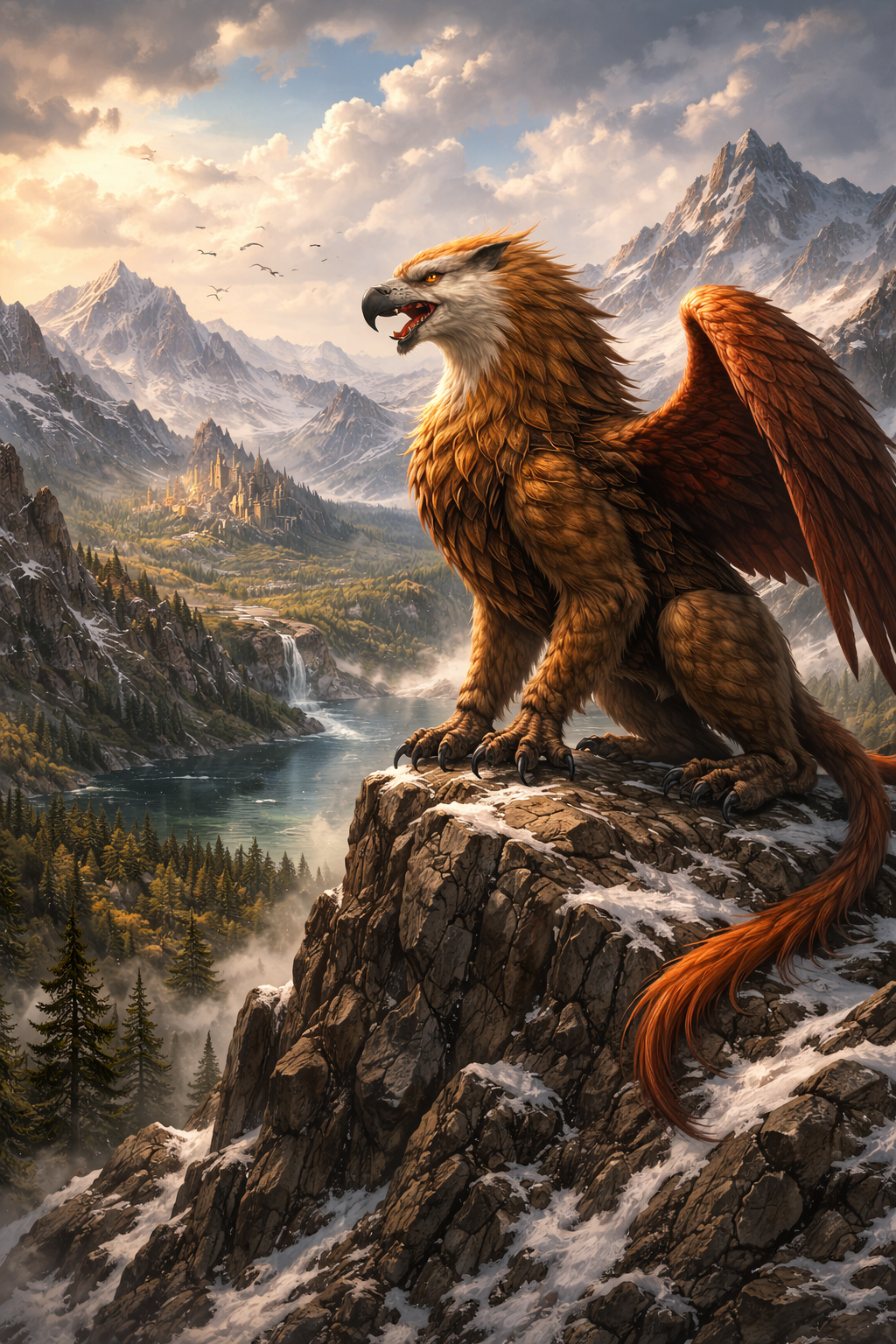 Hertorg Griffon in the mountains