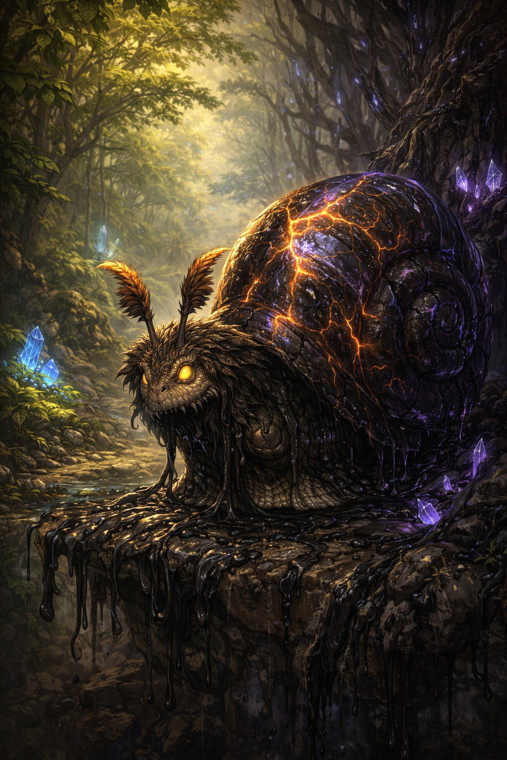 Snula in forest habitat