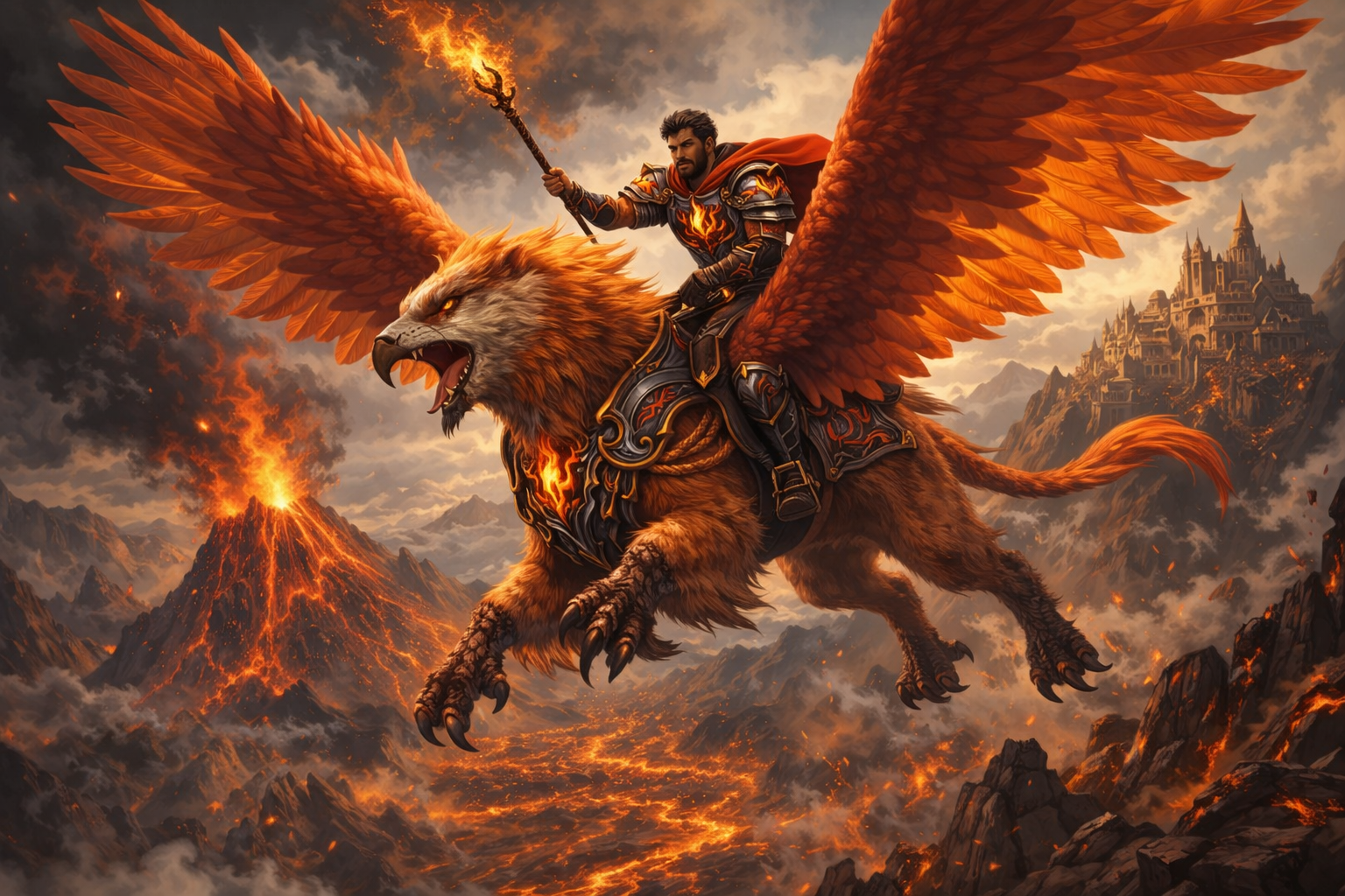 A Rider of the Emberwild Dominion