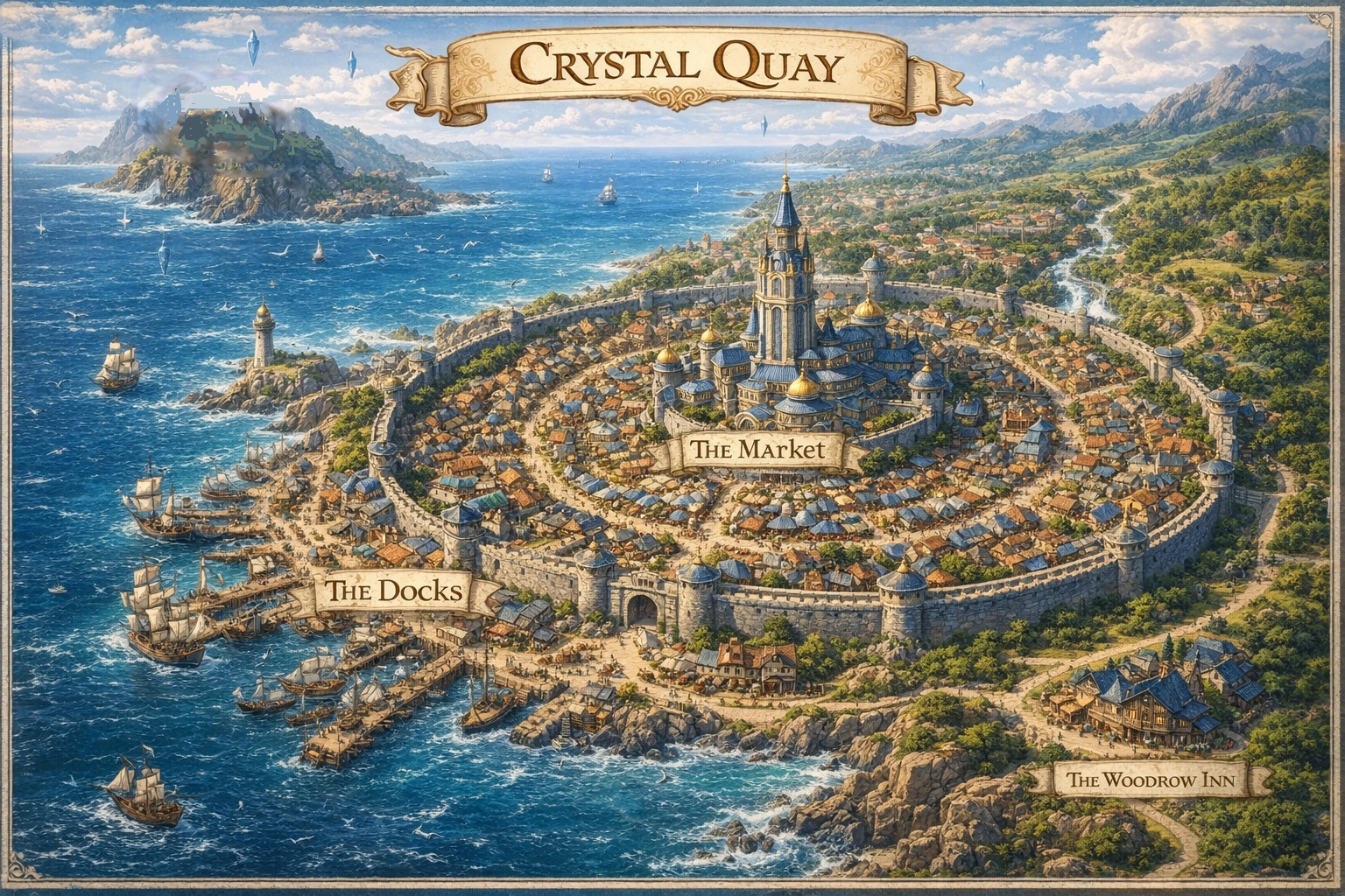 Map of Crystal Quay