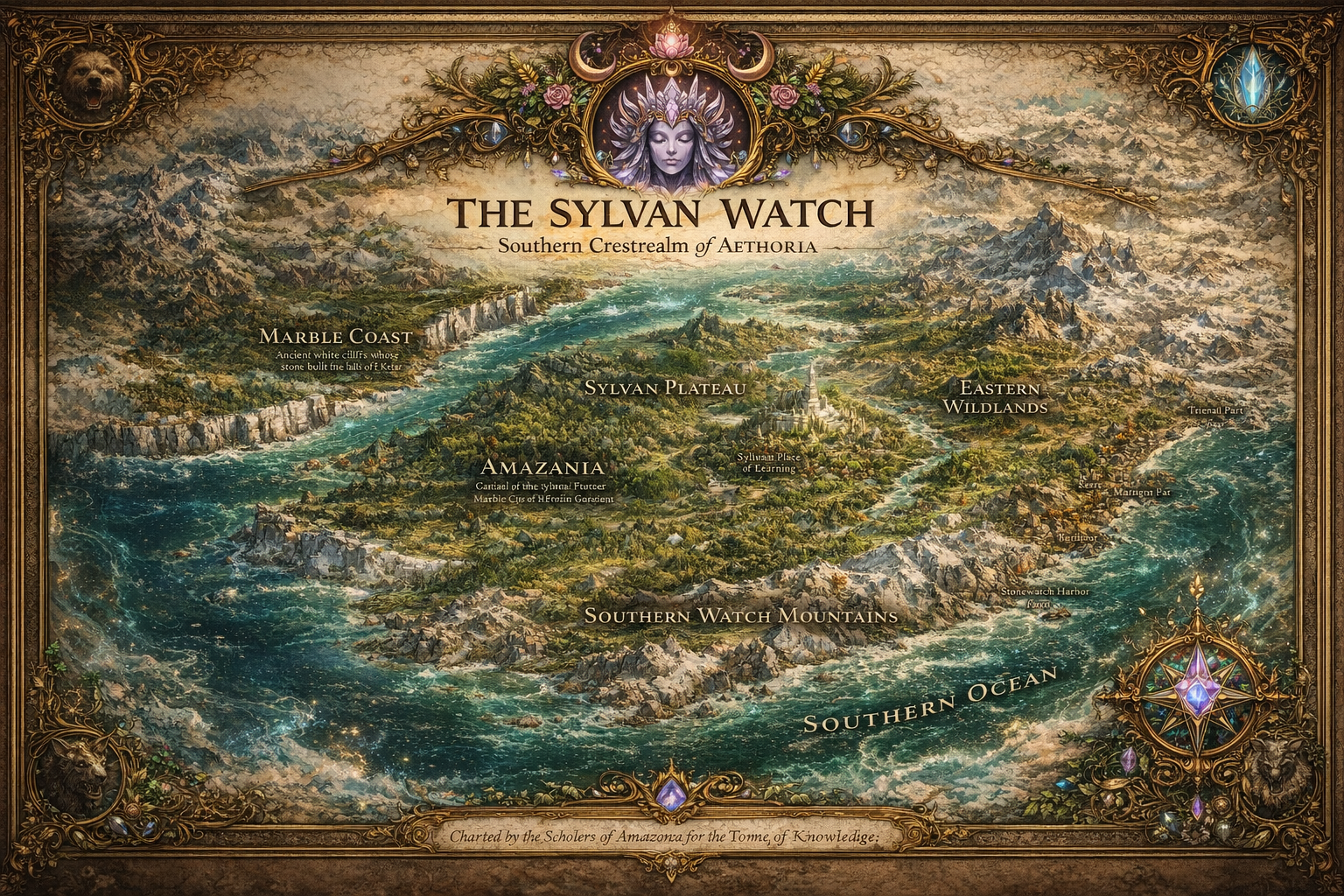 Map of the Sylvan Watch