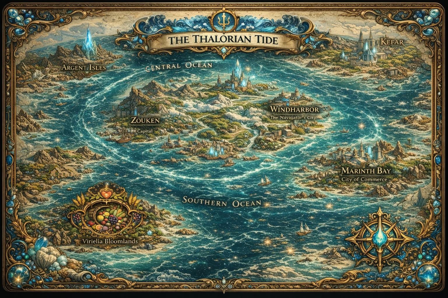 Map of the Thalorian Tide