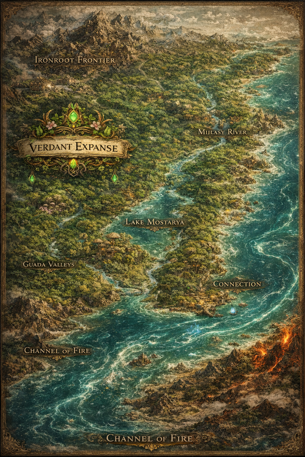 Map of the Verdant Expanse