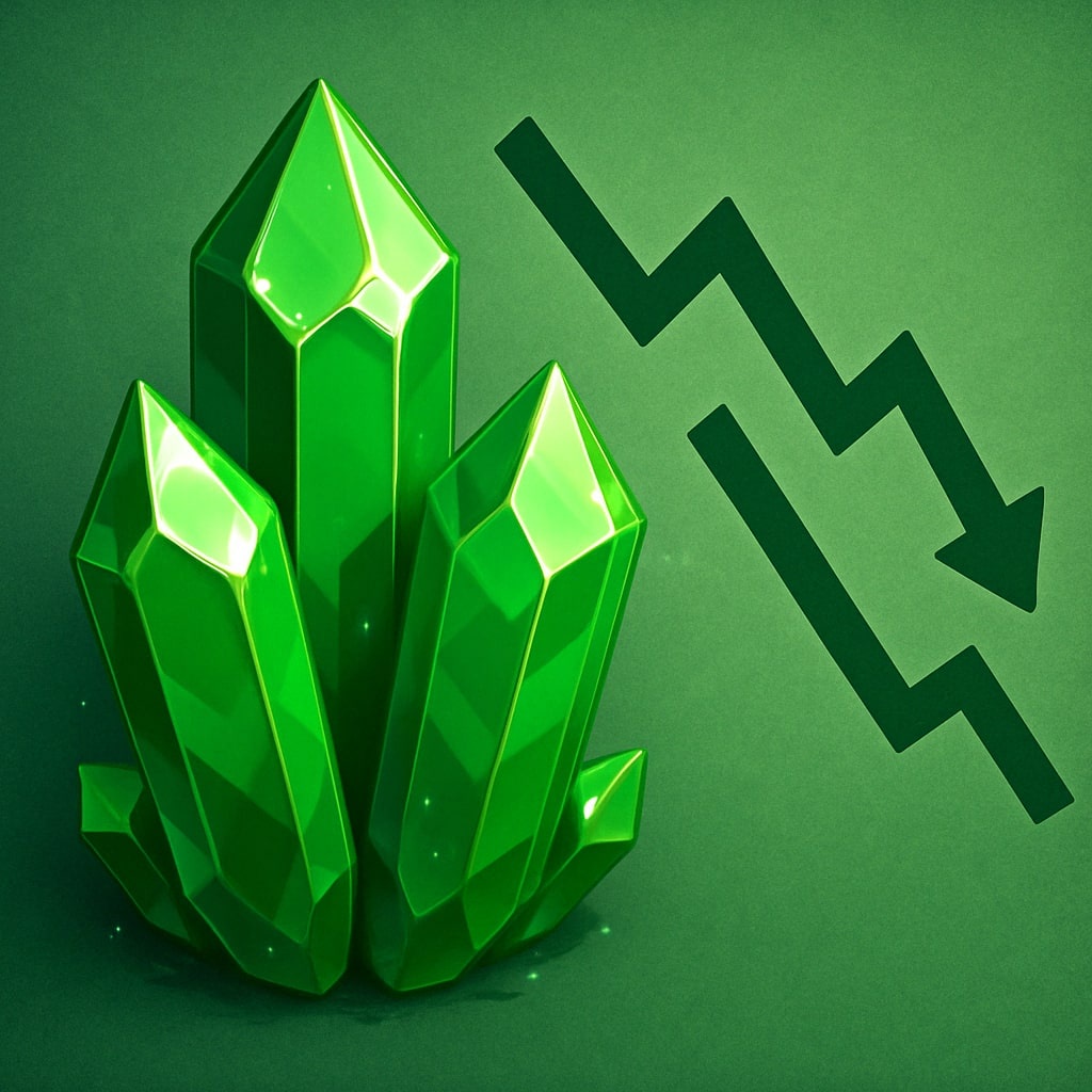 Short Sell Green Crystal