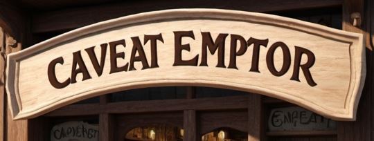 Caveat Emptor banner