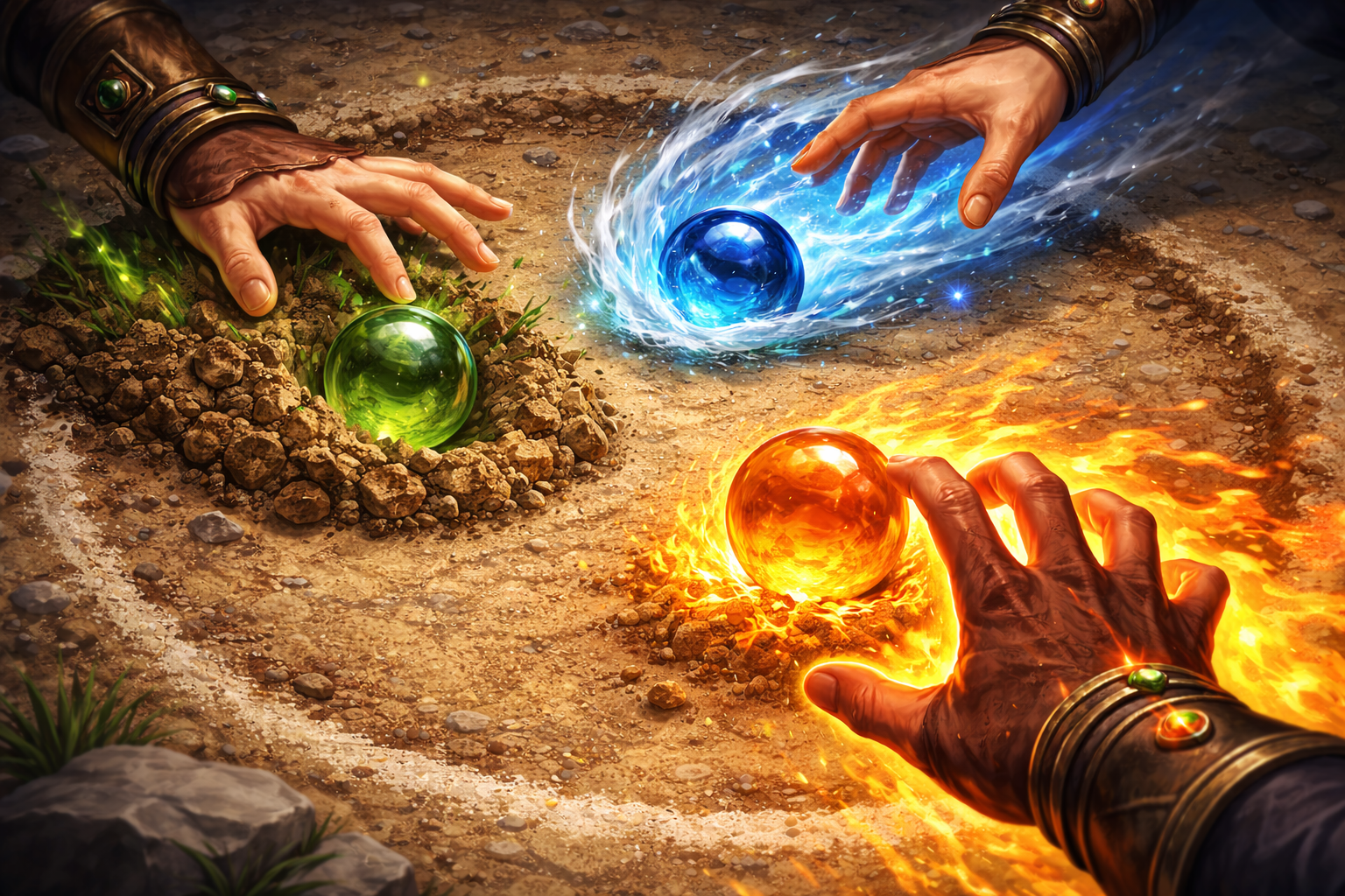 Fire Water and Earth Boys